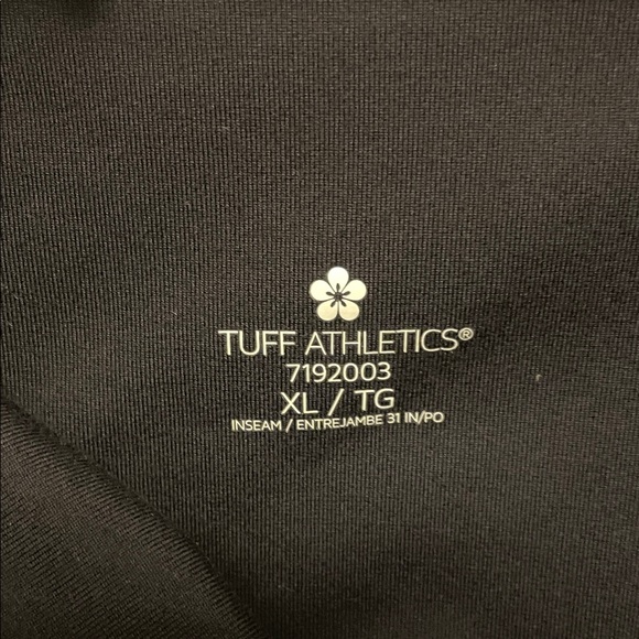 Tuff Athletics Black Full Zip Jacket & Leggings Size XL - Picture 6 of 7